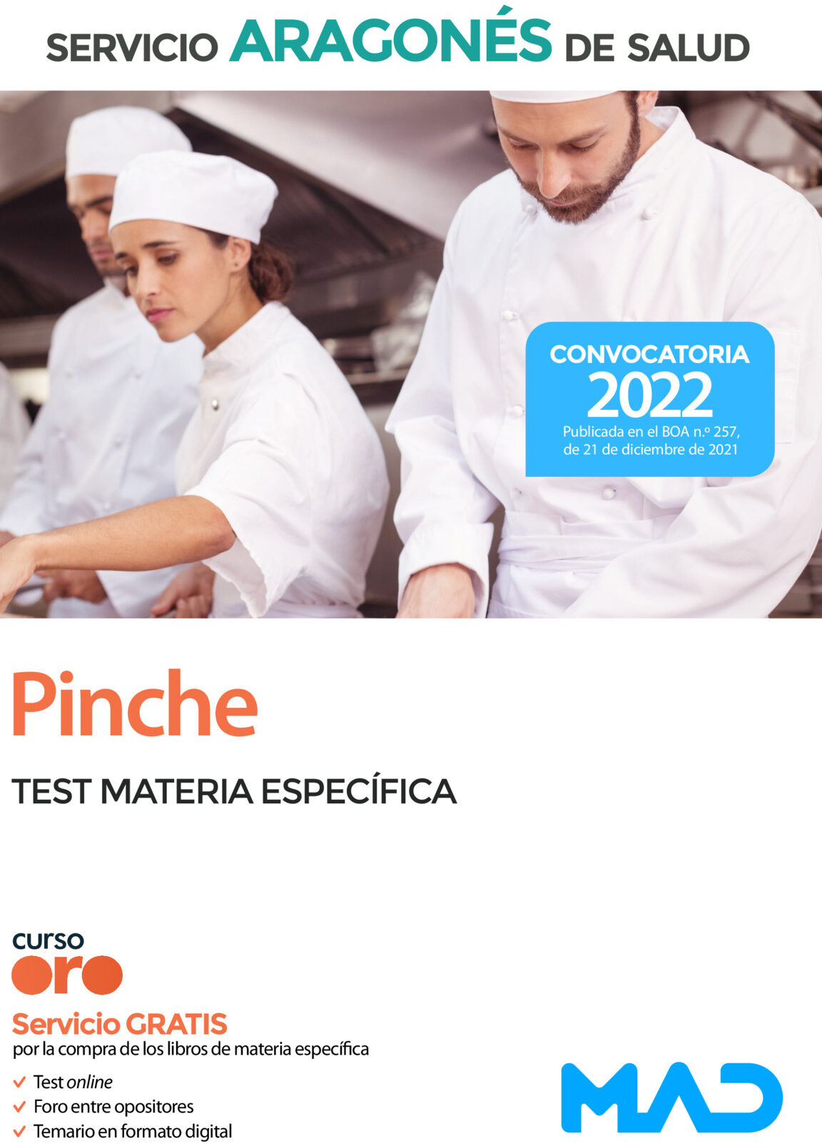 Test Pinche de Cocina Salud Aragón